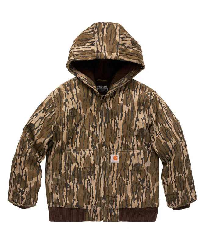 Carhartt Kids Insulated Active Jacket - Mossy Oak Bottomland Camo