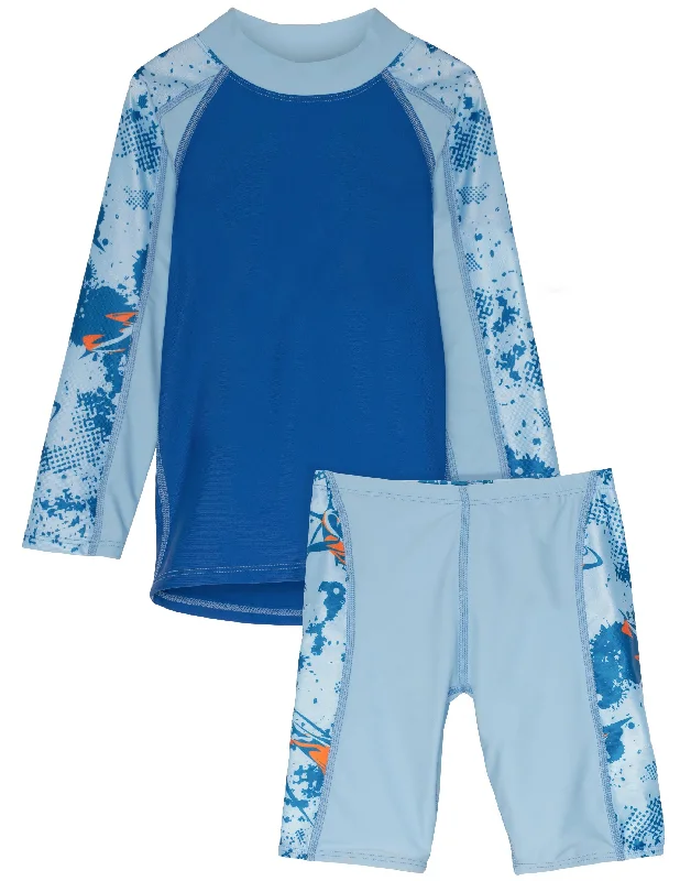 Tube Long Sleeve Rash Guard & Jammer Short - Alba (MADE IN USA)