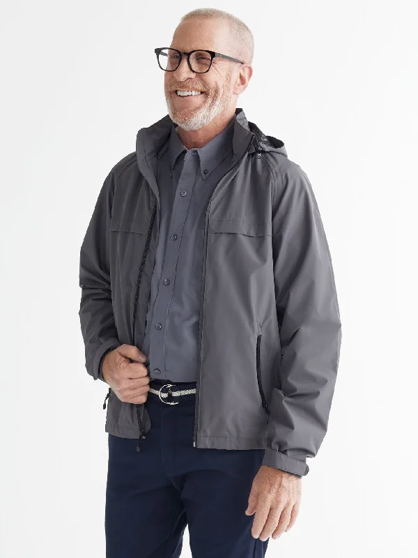 Men's Lightweight Waterproof Jacket - Magnet