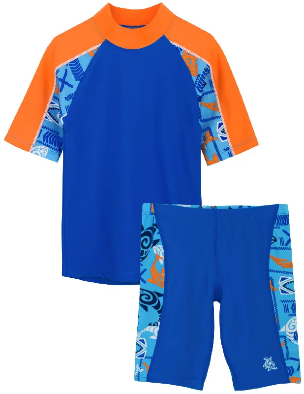 Breaker Rash Guard & Jammer Short - Lagoon