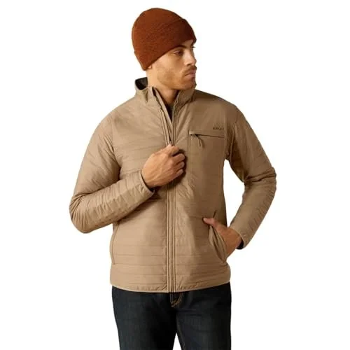 Ariat Men's Wylie Full Zip Jacket, Khaki