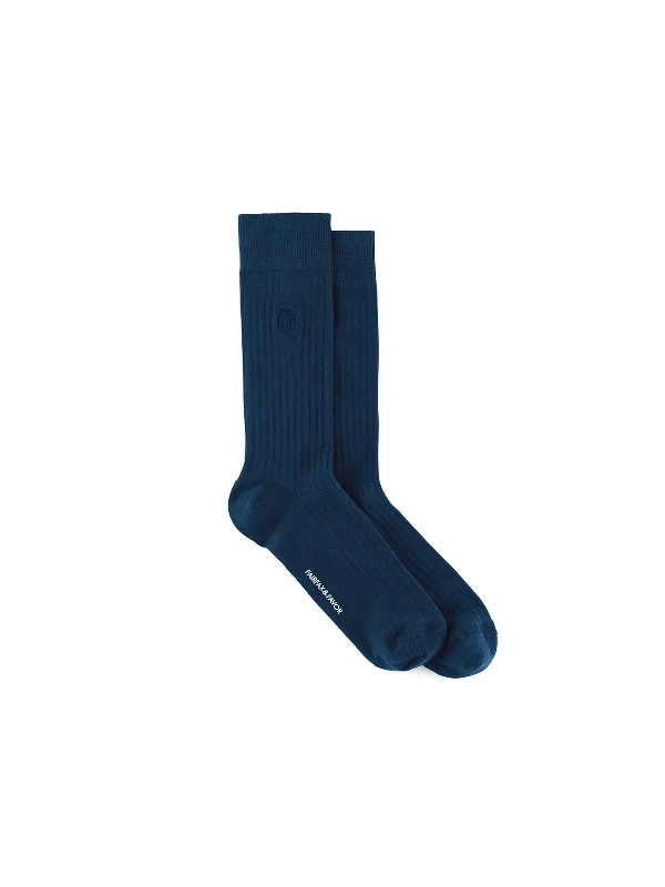 Signature Men's Sock - Navy Blue