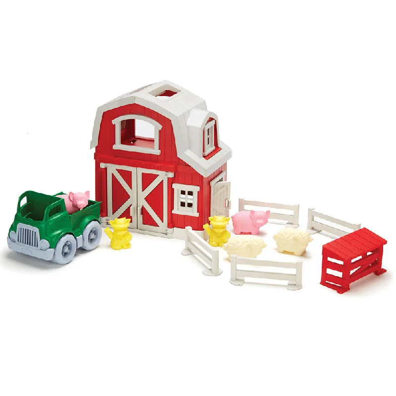 Green Toys Farm Playset, Made From 100% Recycled Plastic