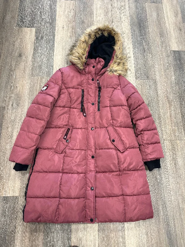 Coat Parka By Canada Weathergear In Pink, Size: Xl