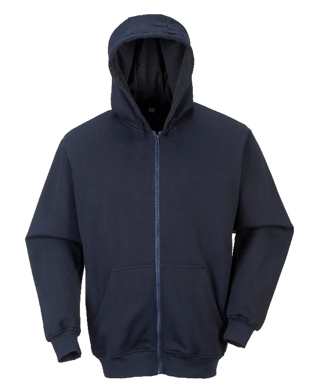 Flame Resistant Hooded Zipper Front Jacket UFR81NA