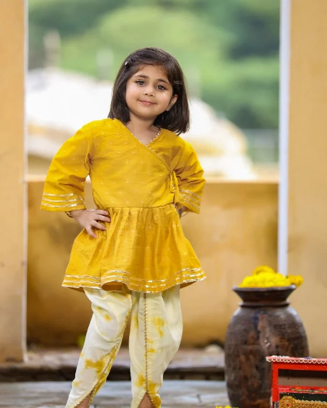 Pre-Order: Yellow Kurta with Tulip Pants