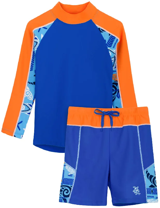 Tube Rash Guard & Swim Short - Lagoon