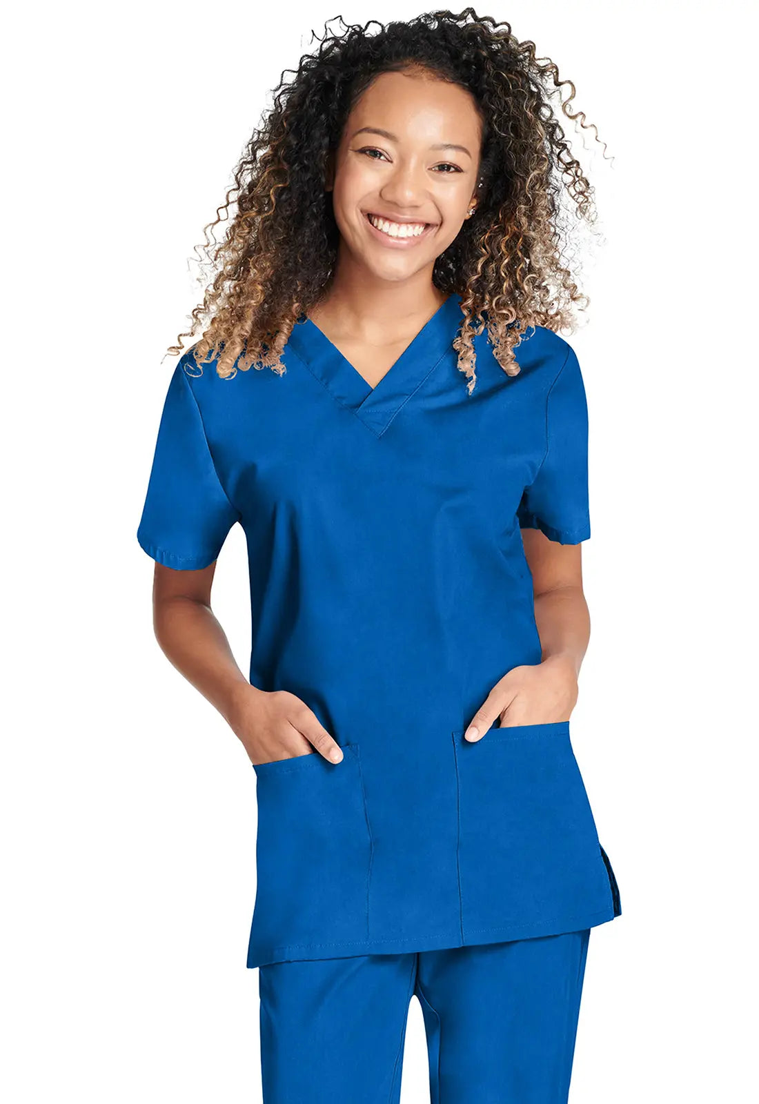 Cherokee Unisex Top and Pant Set - Royal Blue