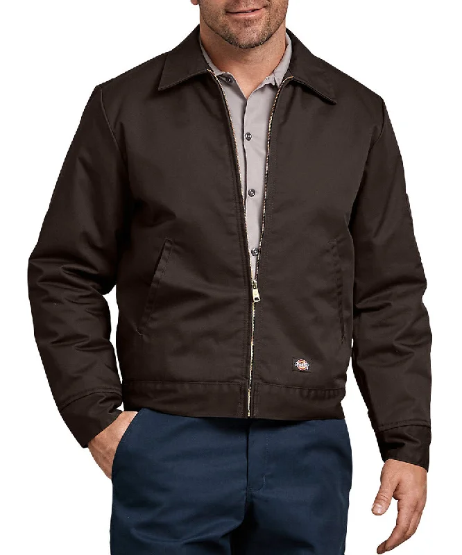 Dickies Men's Insulated Eisenhower Jacket - Dark Brown