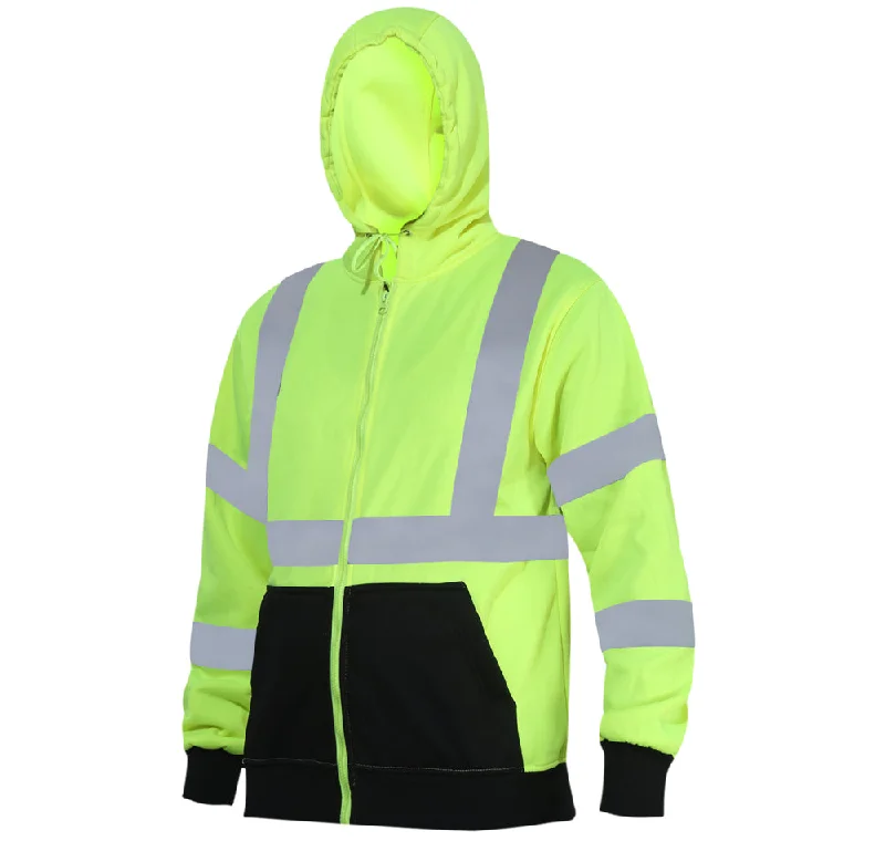 Forge Men's Hi-Vis Hooded Sweatshirt