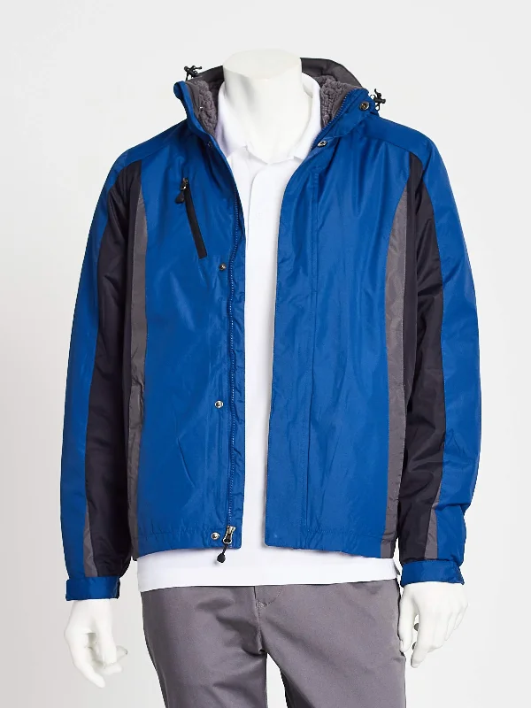 Men's Color-Block 3-in-1 Jacket - Admiral Blue