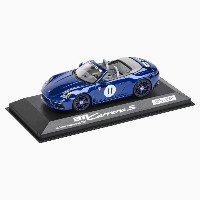 Porsche 911 Carrera S Cabriolet (992) La Carrera Panamericana 1:43 Scale Model Car - Limited Edition