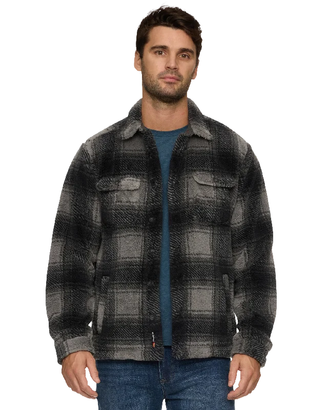 ATOKA SHAGGY SHERPA SHIRT JACKET