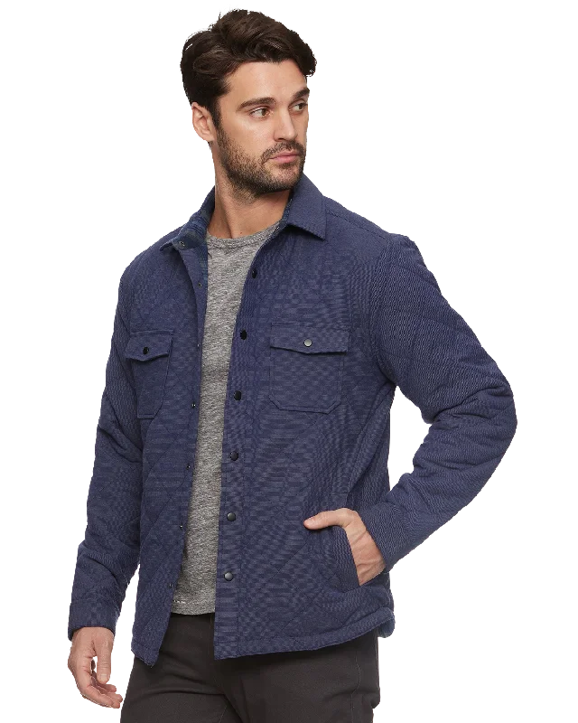 CHAPIN FLANNEL-LINED QUILTED JACKET