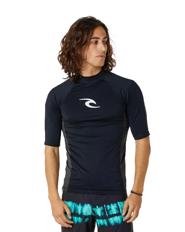 Waves UPF Performance Rash Vest in Black