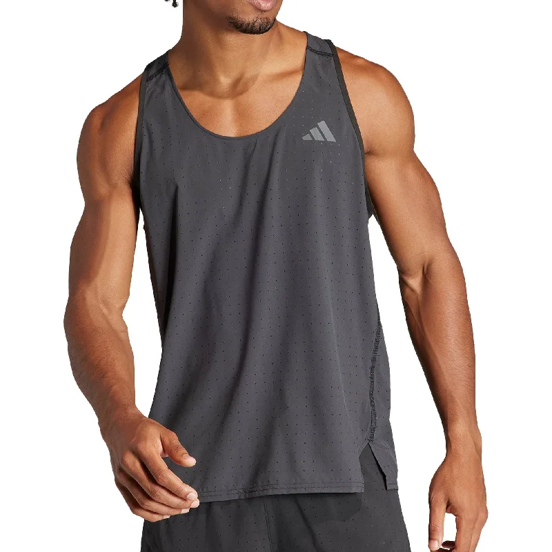 adidas Adizero Mens Running Vest - Black