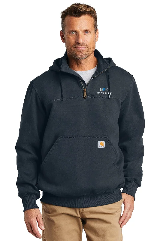 Carhartt Rain Defender Paxton Heavyweight Hooded Zip Mock Sweatshirt