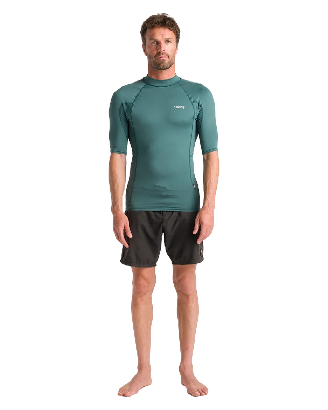 Nuwave Basics Rash Vest in Dark Sage