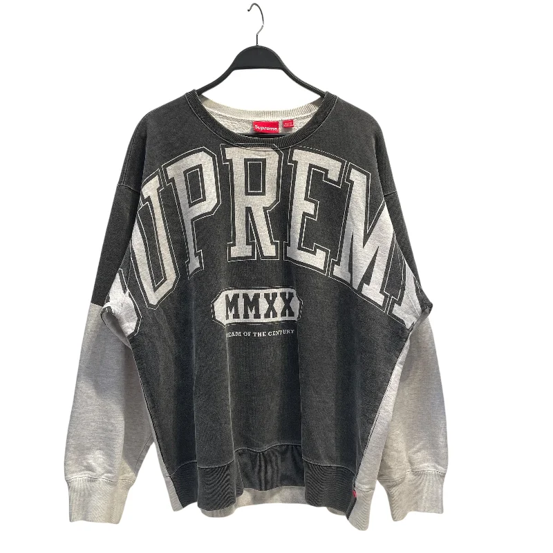 Supreme/Heavy Sweater/XL/Graphic/Cotton/GRY/