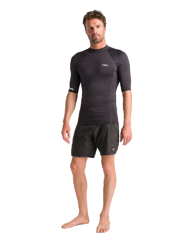 Nuwave Basics Rash Vest in Anthracite