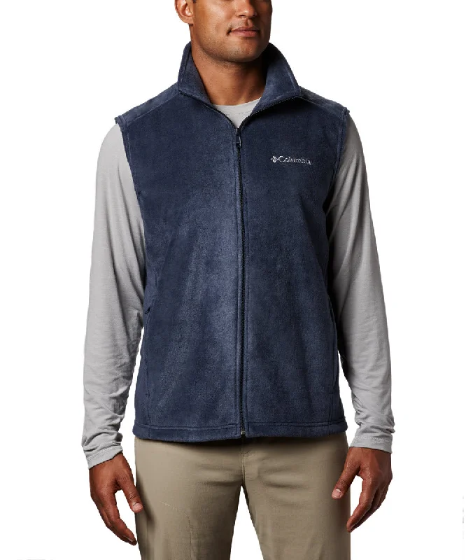 Columbia Men's Steens Mountain Fleece Vest - Columbia Navy