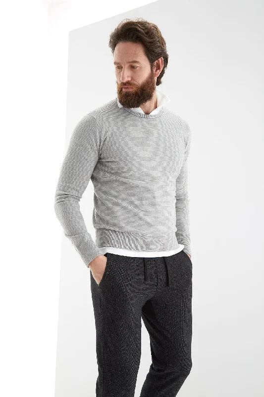 Men's Striped Knitwear