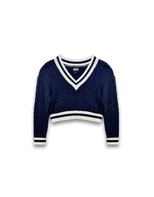 TWEEN BLAIR CROP SWEATER