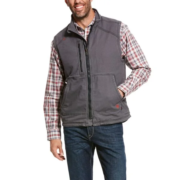 ARIAT FR DURALIGHT STRETCH CANVAS VEST