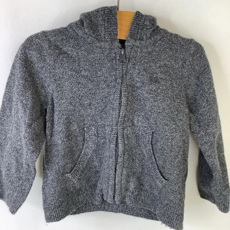 Size 12-18m: Gap Grey Zip-Up Hoodie W/Ears