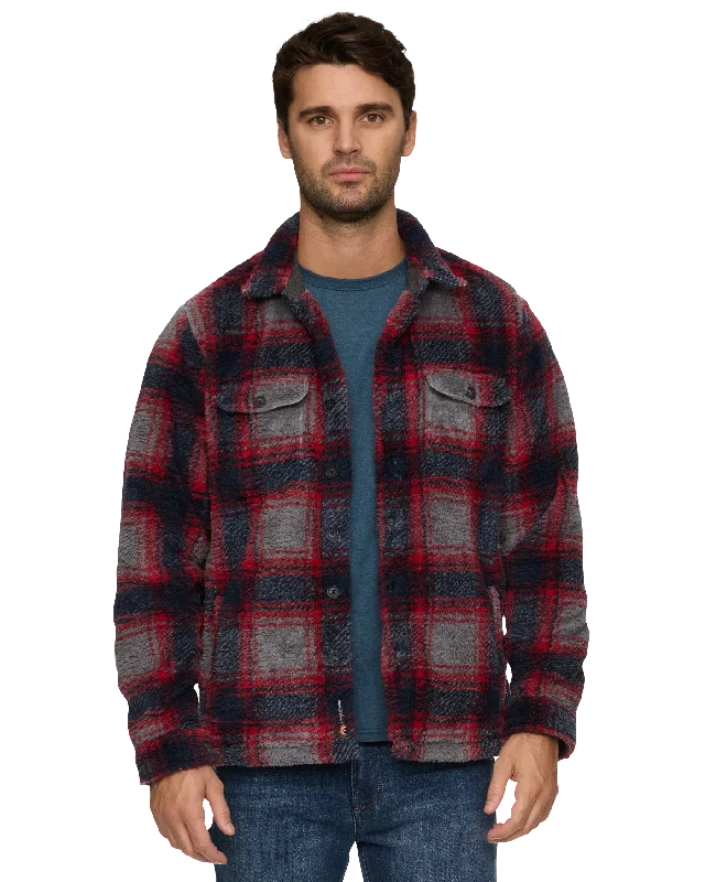 ATOKA SHAGGY SHERPA SHIRT JACKET