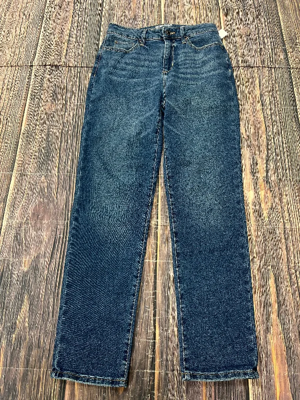 French Style Jeans Straight By Sonoma In Blue Denim, Size: 6
