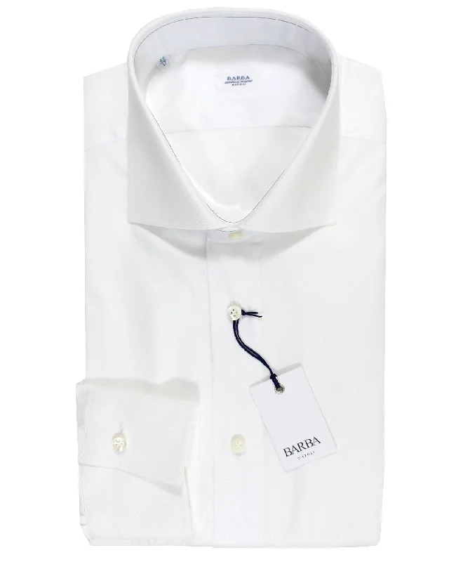 Barba Dress Shirt White 43 - 17 Modern Fit