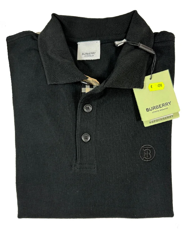 Burberry Men Polo Shirt Eddie Black M SALE