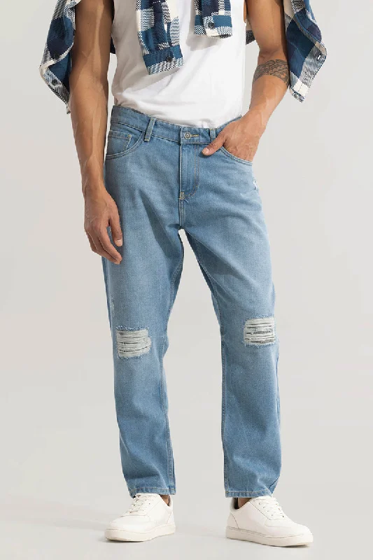 Downtown Sky Blue Baggy Jeans