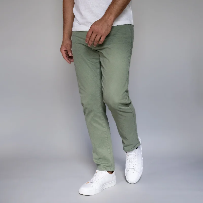 Italian 5-Pocket Pants - Sage