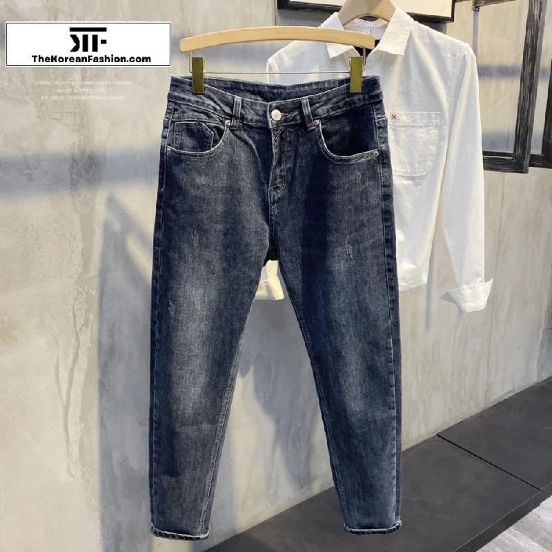 Retro Washed Slim Jeans