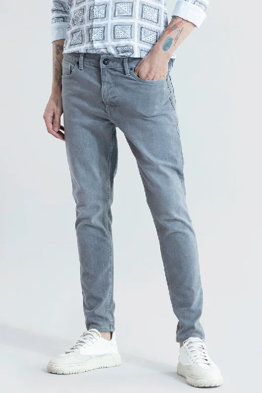 Urban Edge Grey Skinny Fit Jeans