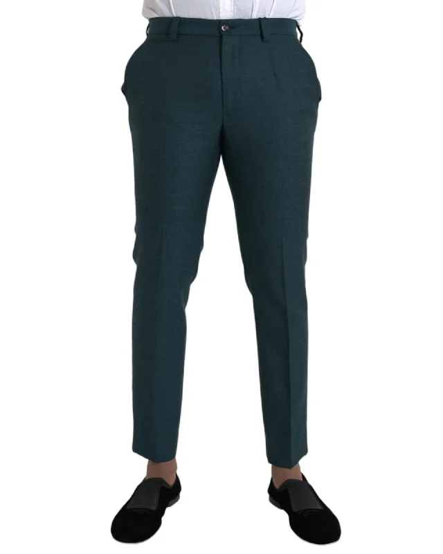 Dolce & Gabbana  Classic Fit Trousers in Green