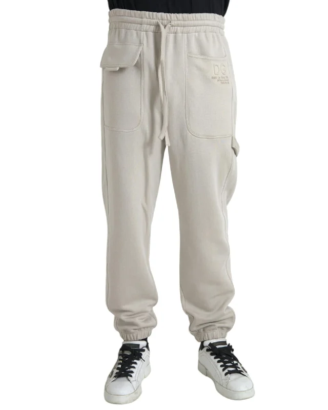 Dolce & Gabbana  Men's DG Sweatpants - Beige