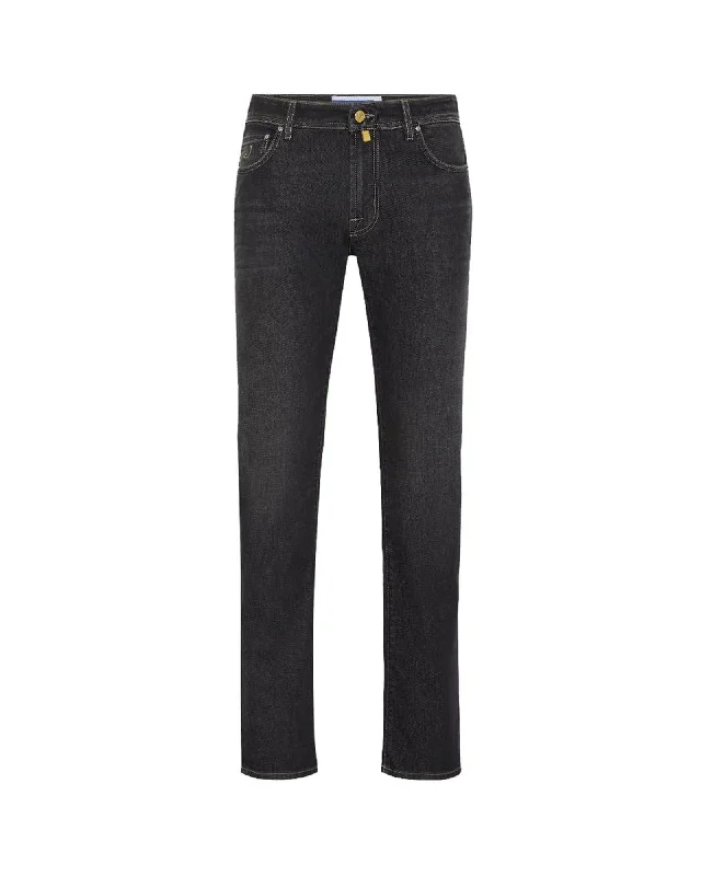 Jacob Cohen  J622 Comfort Slim Fit Jeans - Black