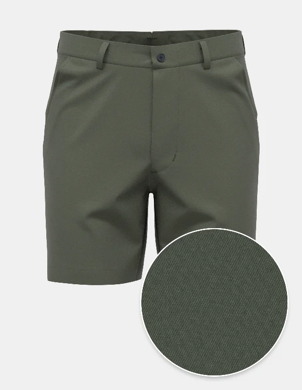 Moss Cashmere Finish Twill | Short