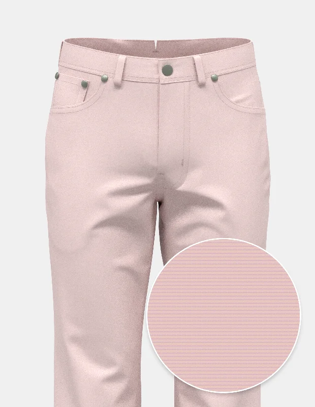 Dusty Pink European Fine Poplin | Five Pocket