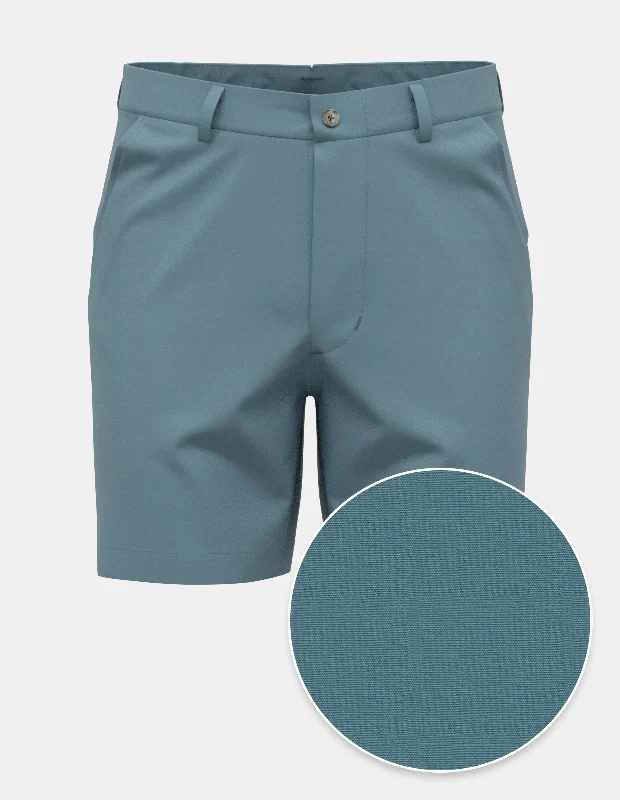 Teal European Fine Poplin | Short