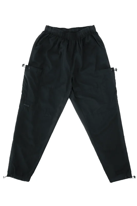 Drawstring Track Pants - Black