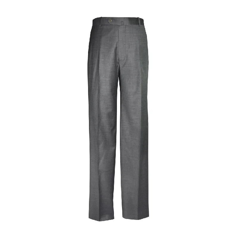 Laguna Flat Front Trouser - Ash