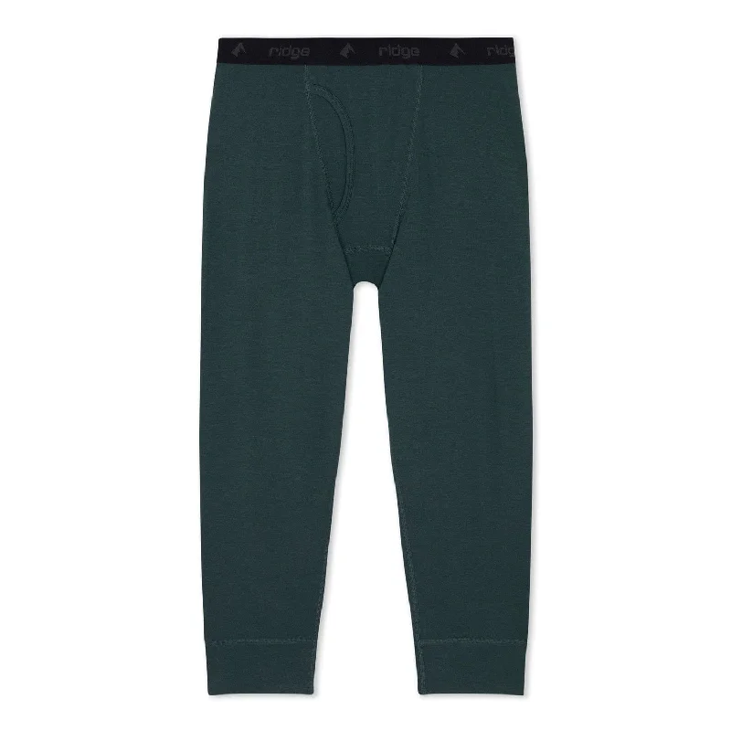 Men's Aspect Midweight Merino Wool Bottoms - 3/4 Length