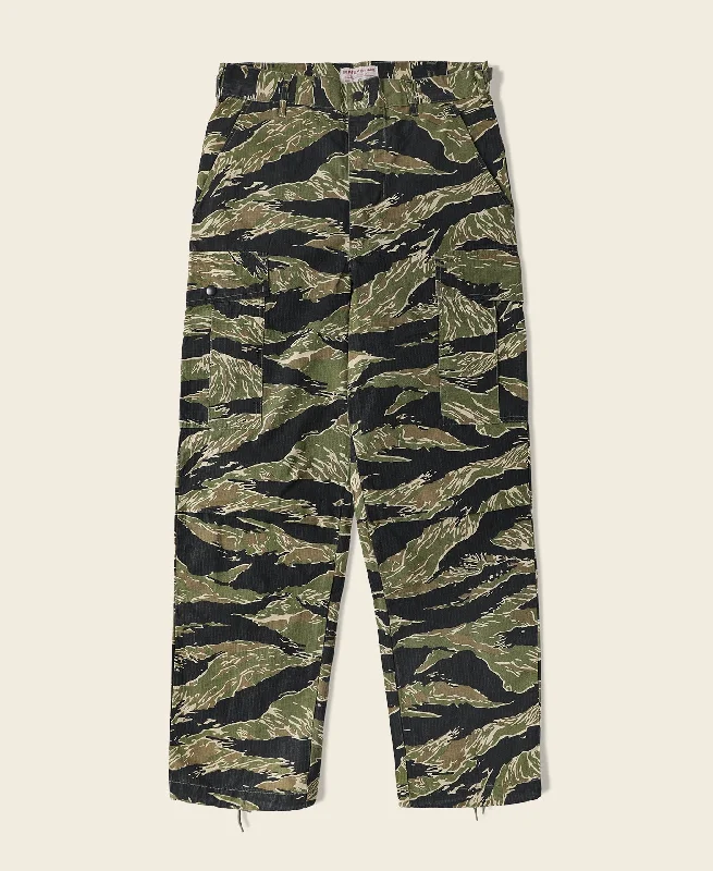 Tiger Stripe Camo Tropical Jungle Fatigue Pants