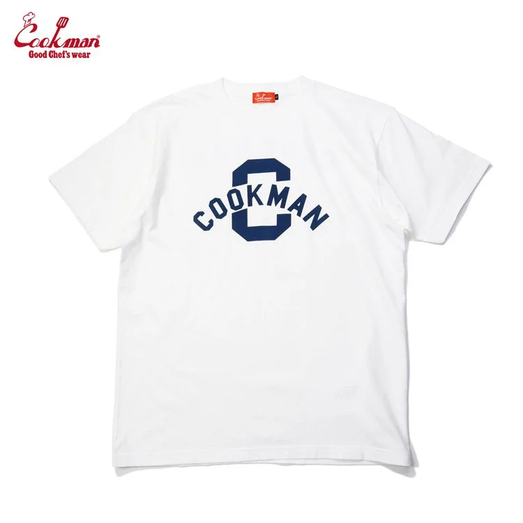 Cookman Tees - Flock Arch : White