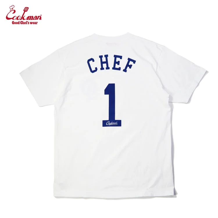 Cookman Tees - No.1 Chef : White