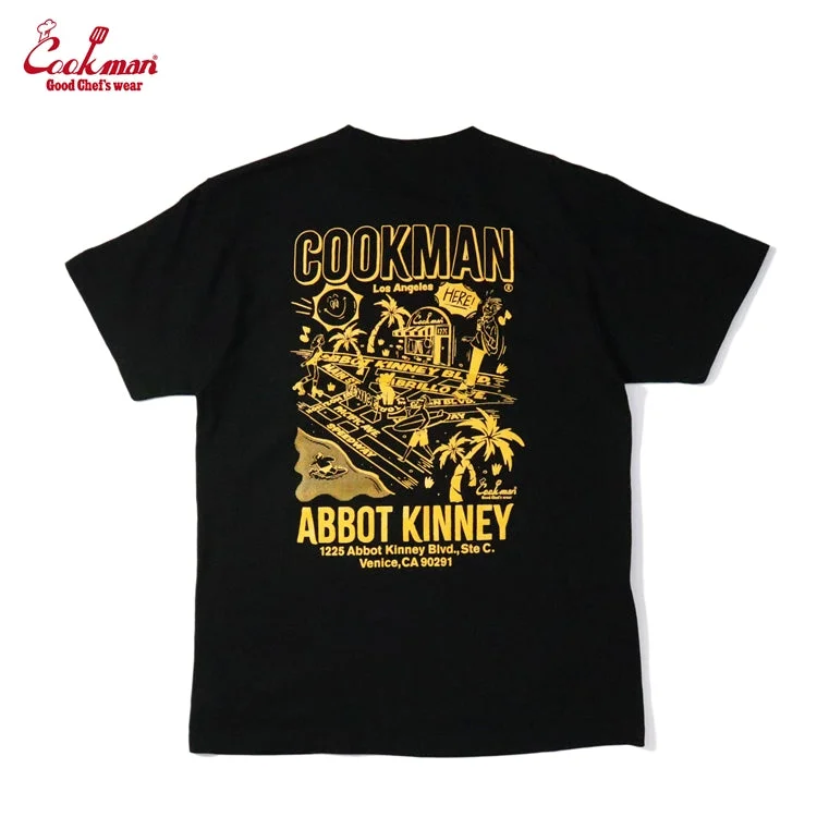 Cookman Tees - Abbot Kinney Street : Black